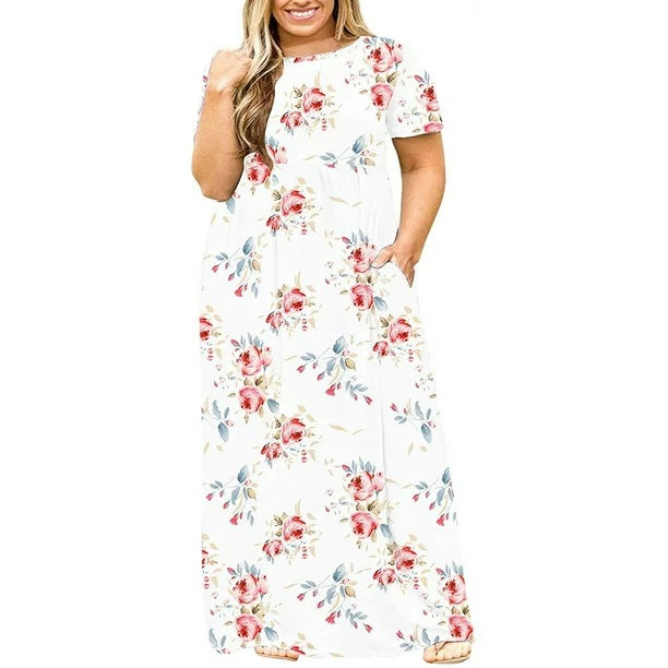 Zarina-Floral Empire Maxi Dress