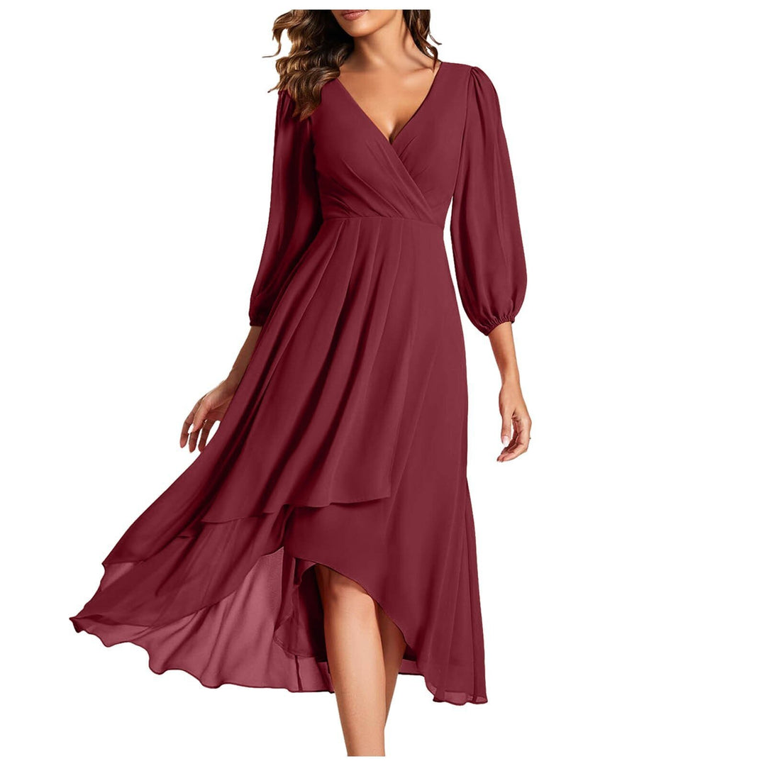 Willow – Asymmetric Wrap Midi Dress