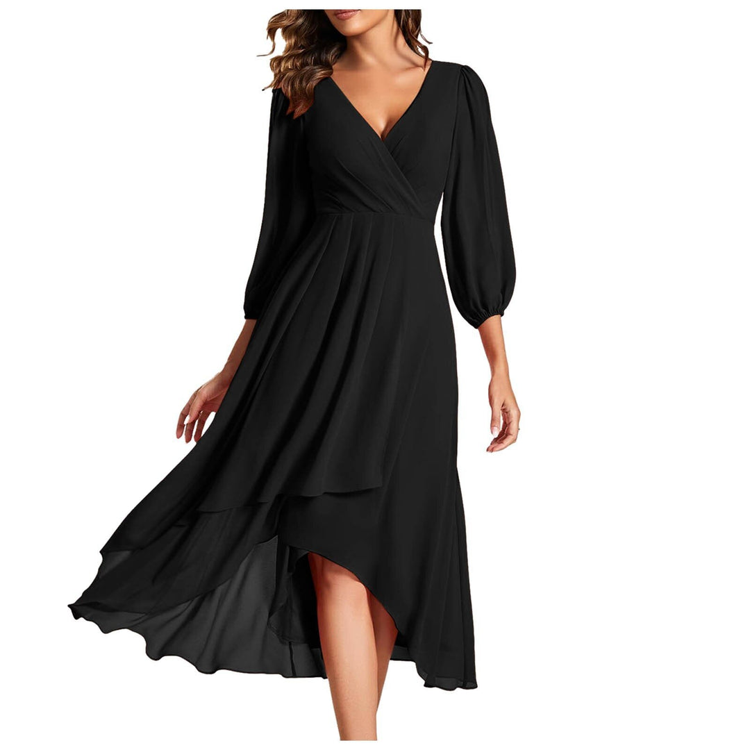 Willow – Asymmetric Wrap Midi Dress