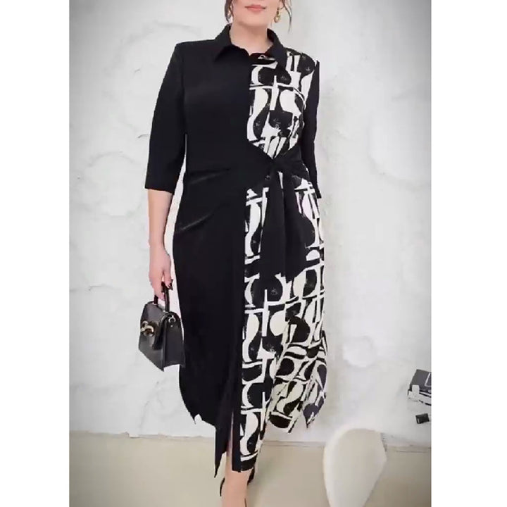 ArtWrap - Contrast Midi Dress
