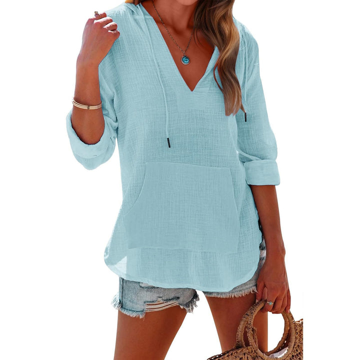 Raine – Lightweight Hooded Pocket Top