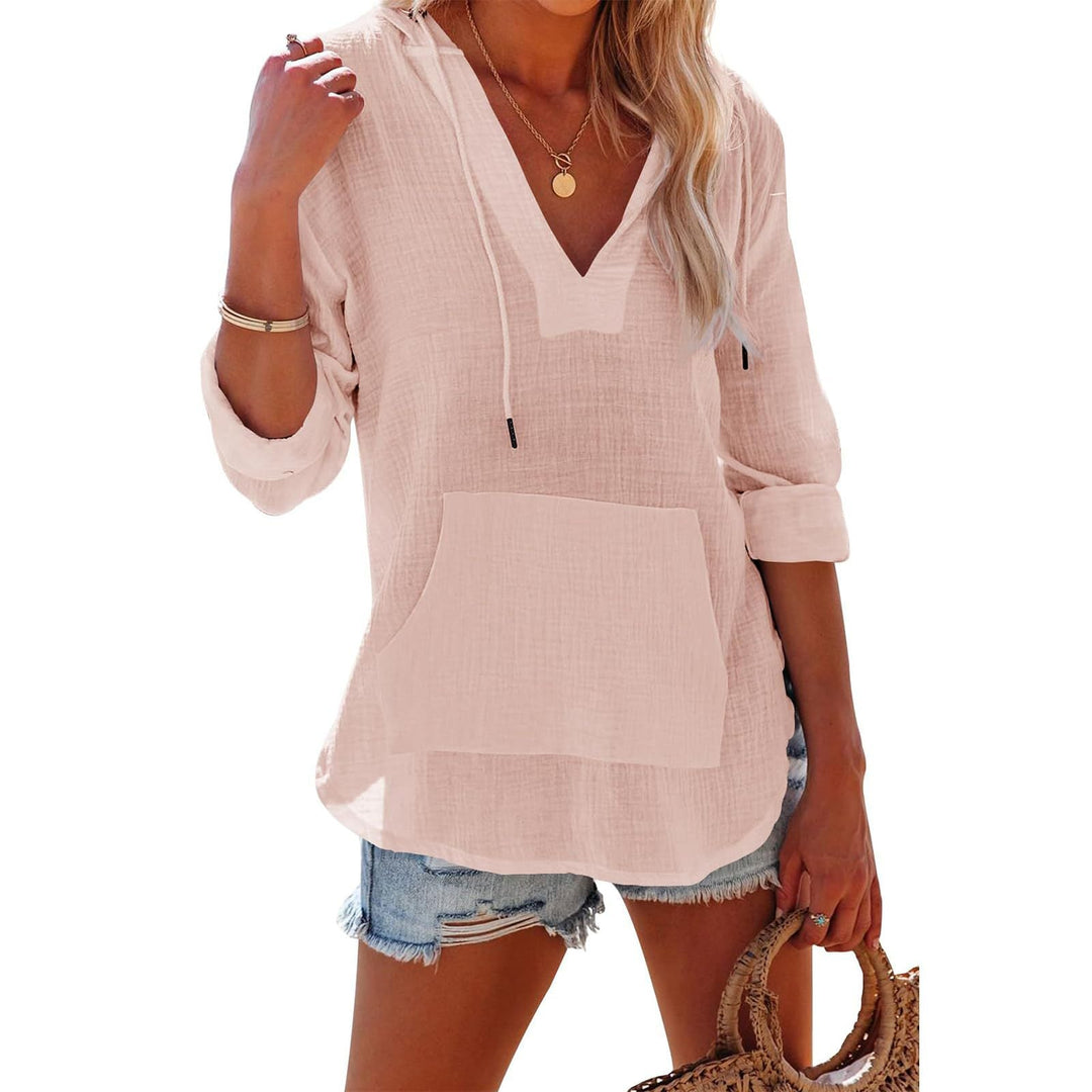 Raine – Lightweight Hooded Pocket Top
