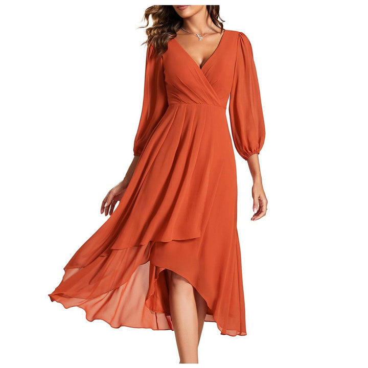 Willow – Asymmetric Wrap Midi Dress