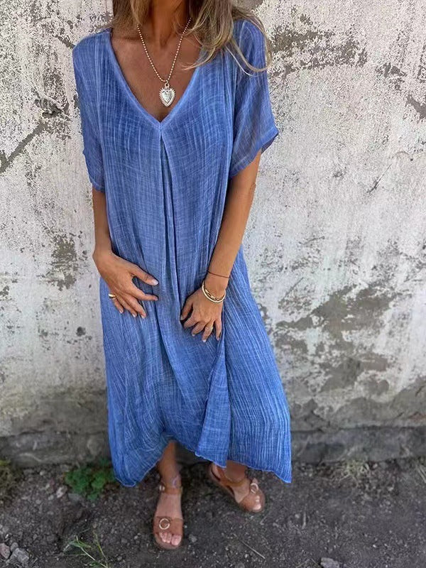 Marielle – Cotton-Linen Spring Dress