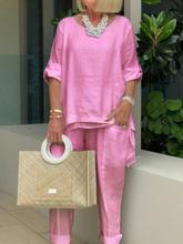Elaina - Breezy Tunic & Tapered Pants Set