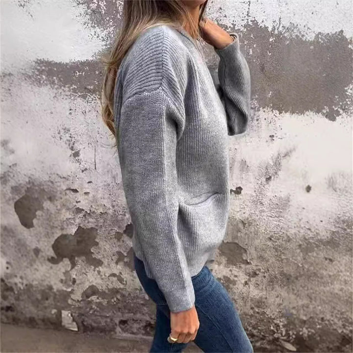 Isla-Open-Front Pocket Cardigan