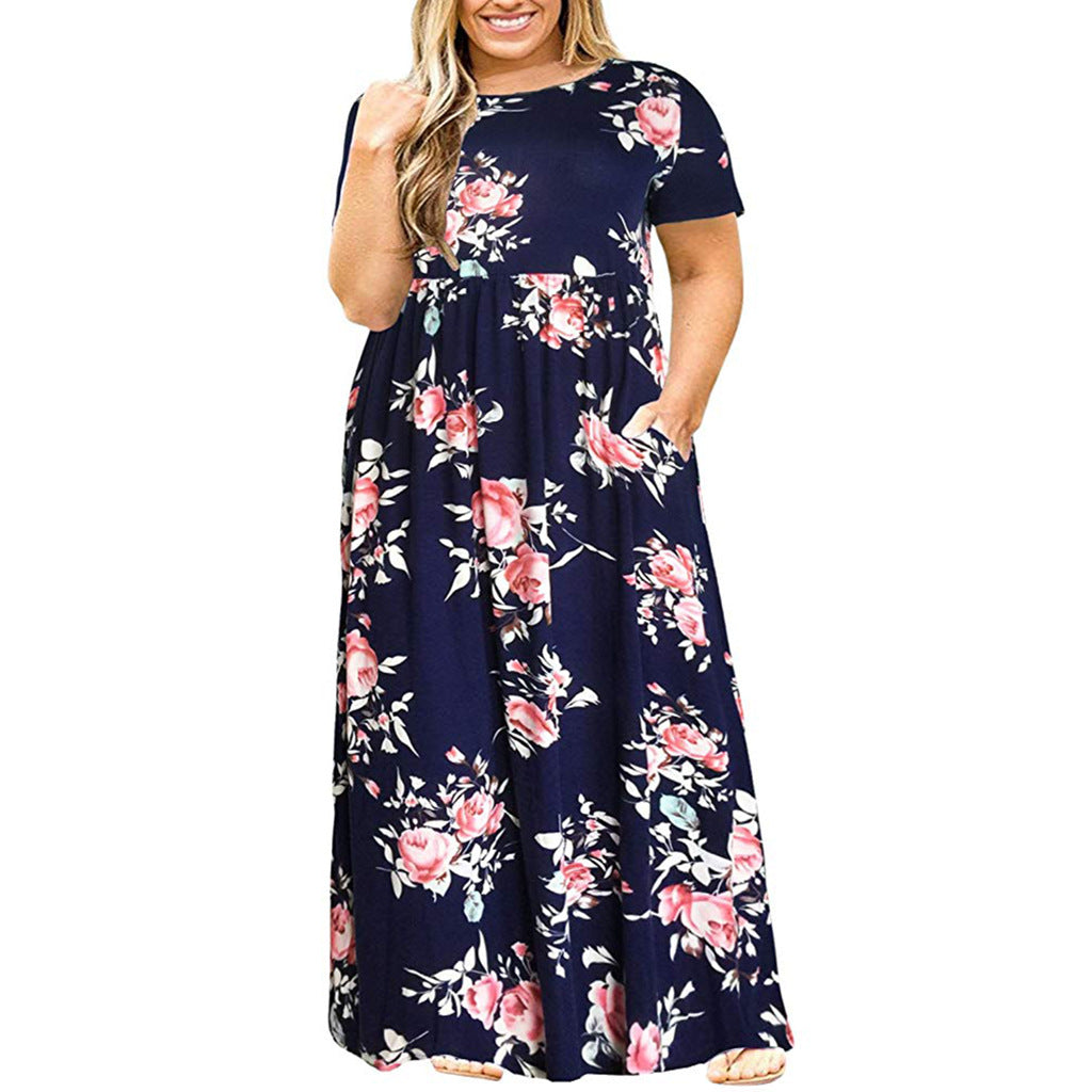 Zarina-Floral Empire Maxi Dress