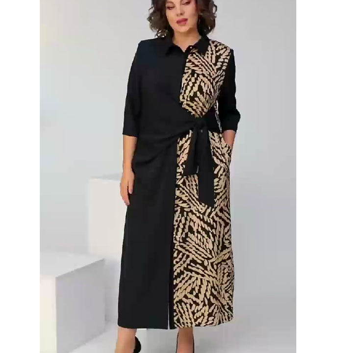 ArtWrap - Contrast Midi Dress