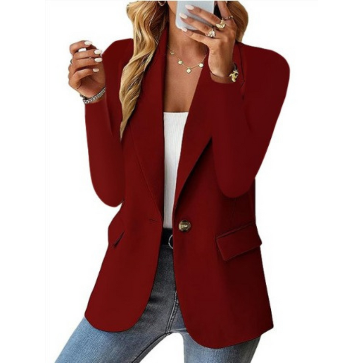 Charlotte – Sleek One-Button Blazer
