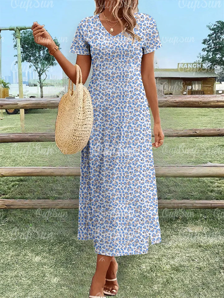 Fiona - Floral Relaxed Maxi Dress