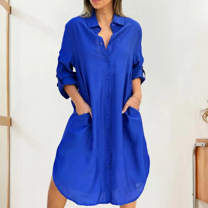 Avery – Relaxed Button-Down Shirt Dress