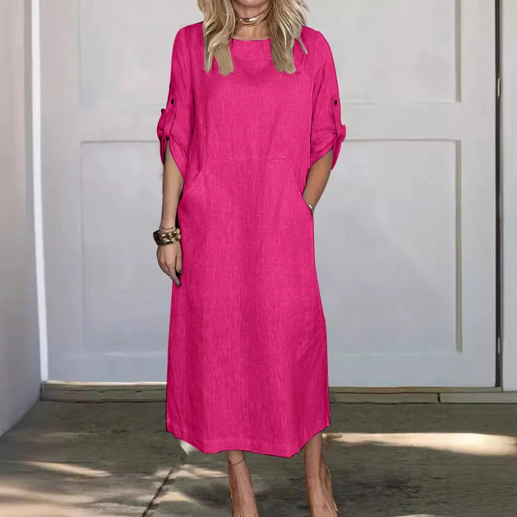 Nifaomi – Relaxed Pocket Midi Dress