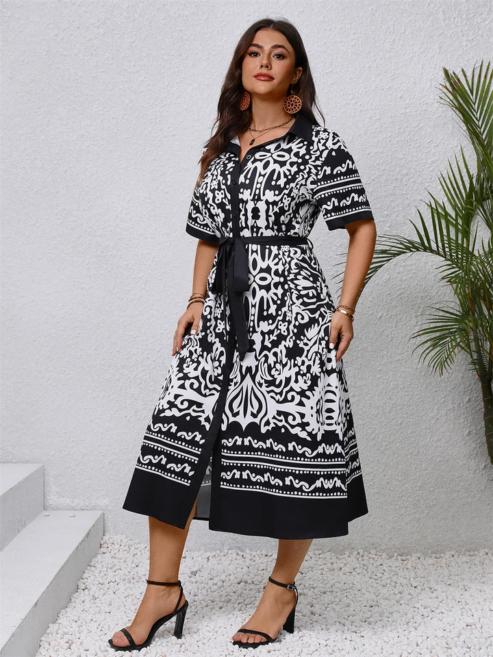 Layla - Boho Luxe Belted Dress