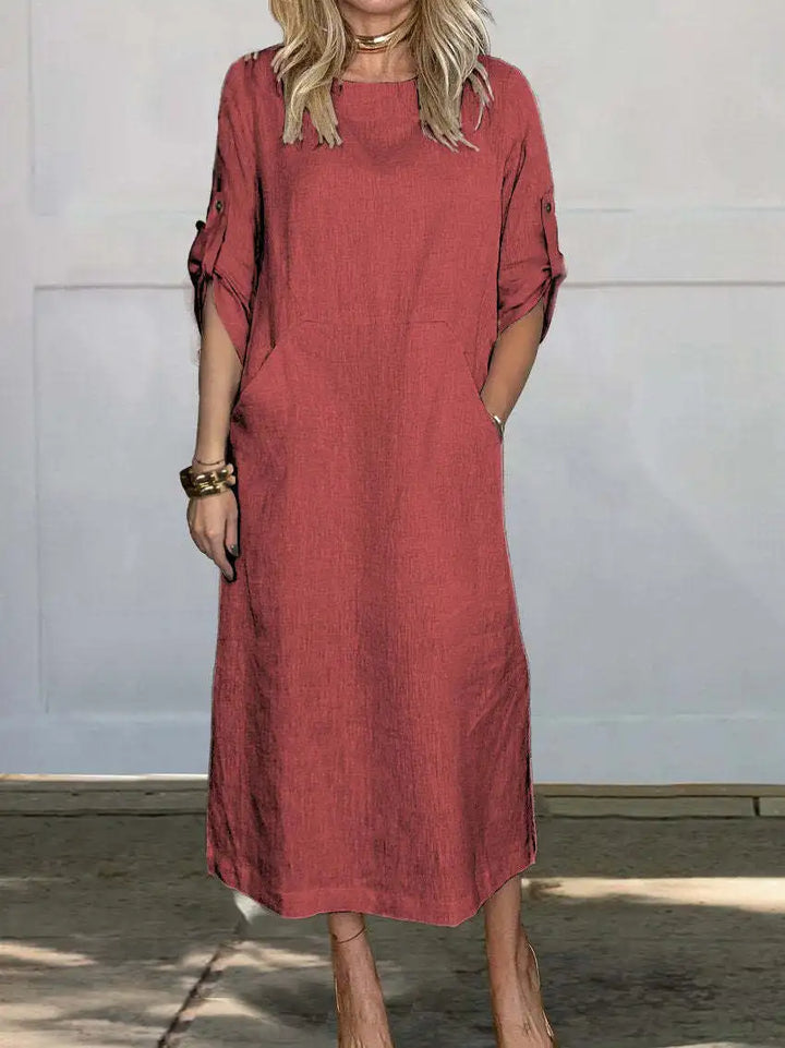 Nifaomi – Relaxed Pocket Midi Dress