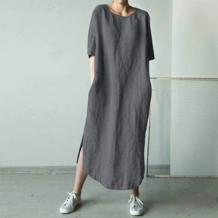 Lovely – Soft Flow Side-Slit Dress