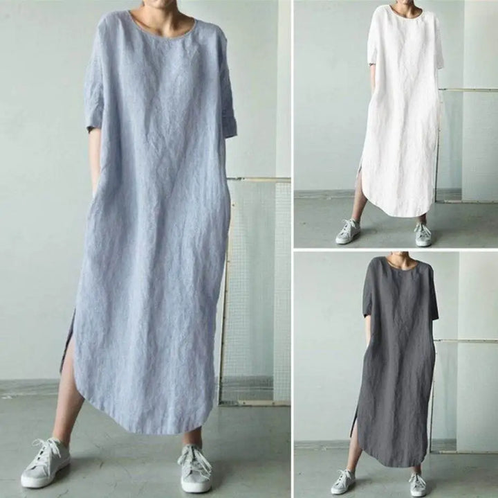 Lovely – Soft Flow Side-Slit Dress