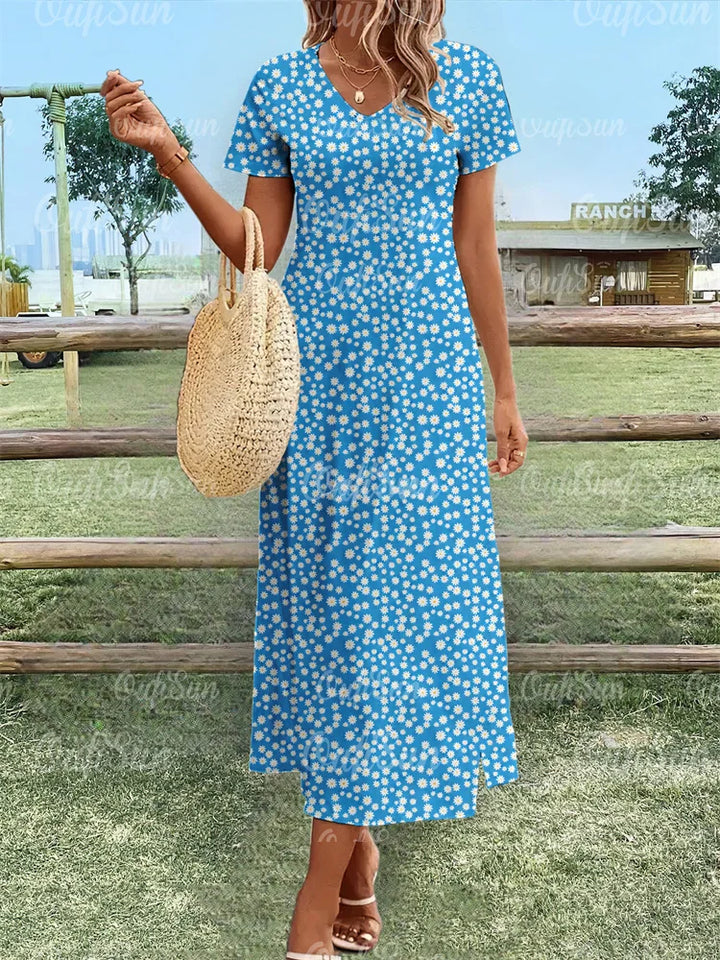 Fiona - Floral Relaxed Maxi Dress