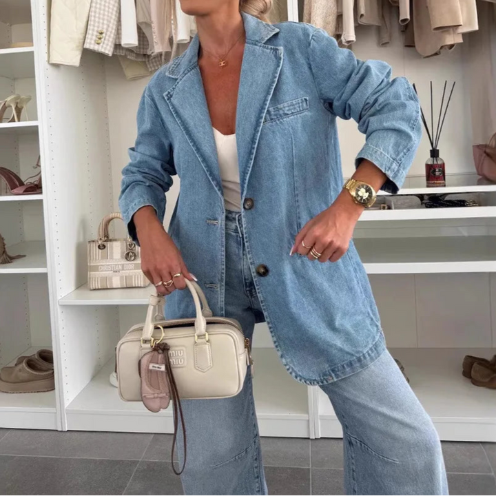 Isla - Relaxed Denim Blazer