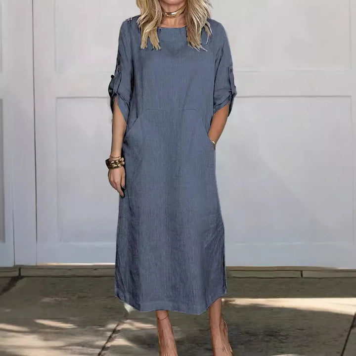 Nifaomi – Relaxed Pocket Midi Dress