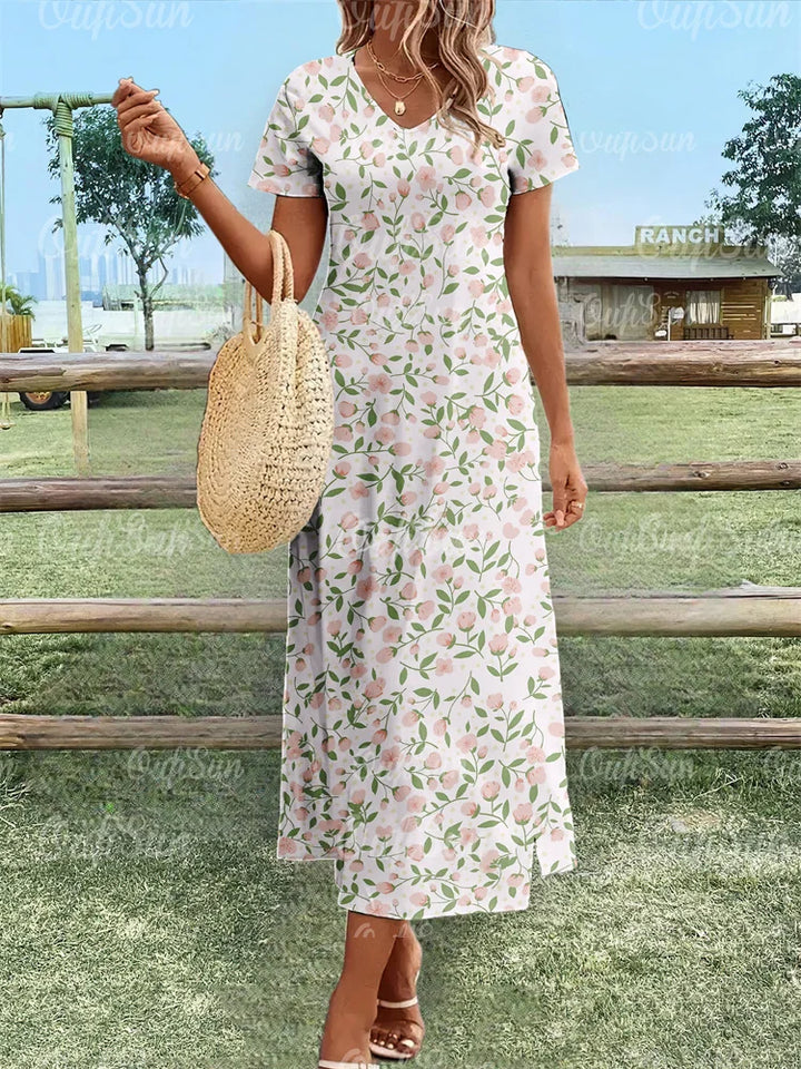 Fiona - Floral Relaxed Maxi Dress
