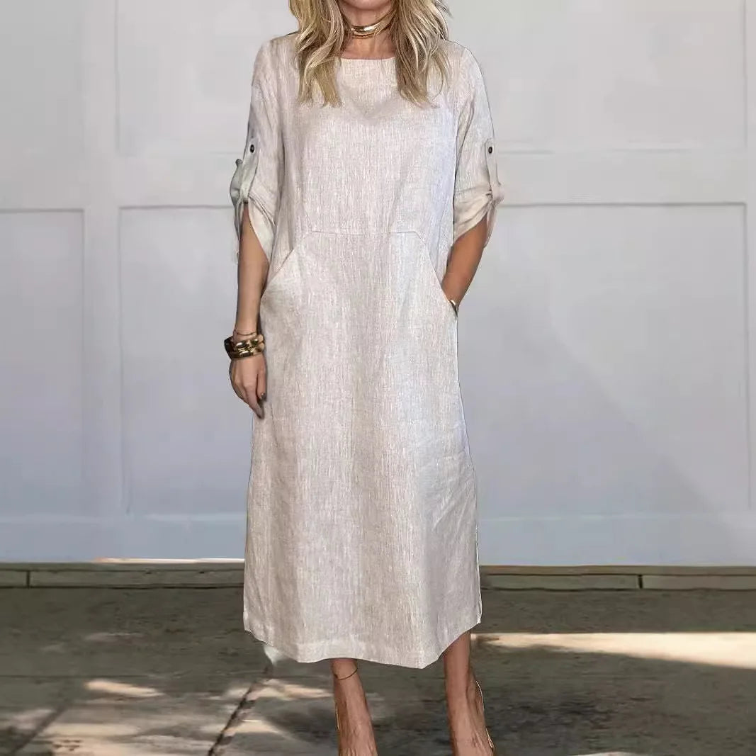 Nifaomi – Relaxed Pocket Midi Dress