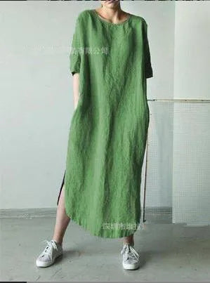 Lovely – Soft Flow Side-Slit Dress