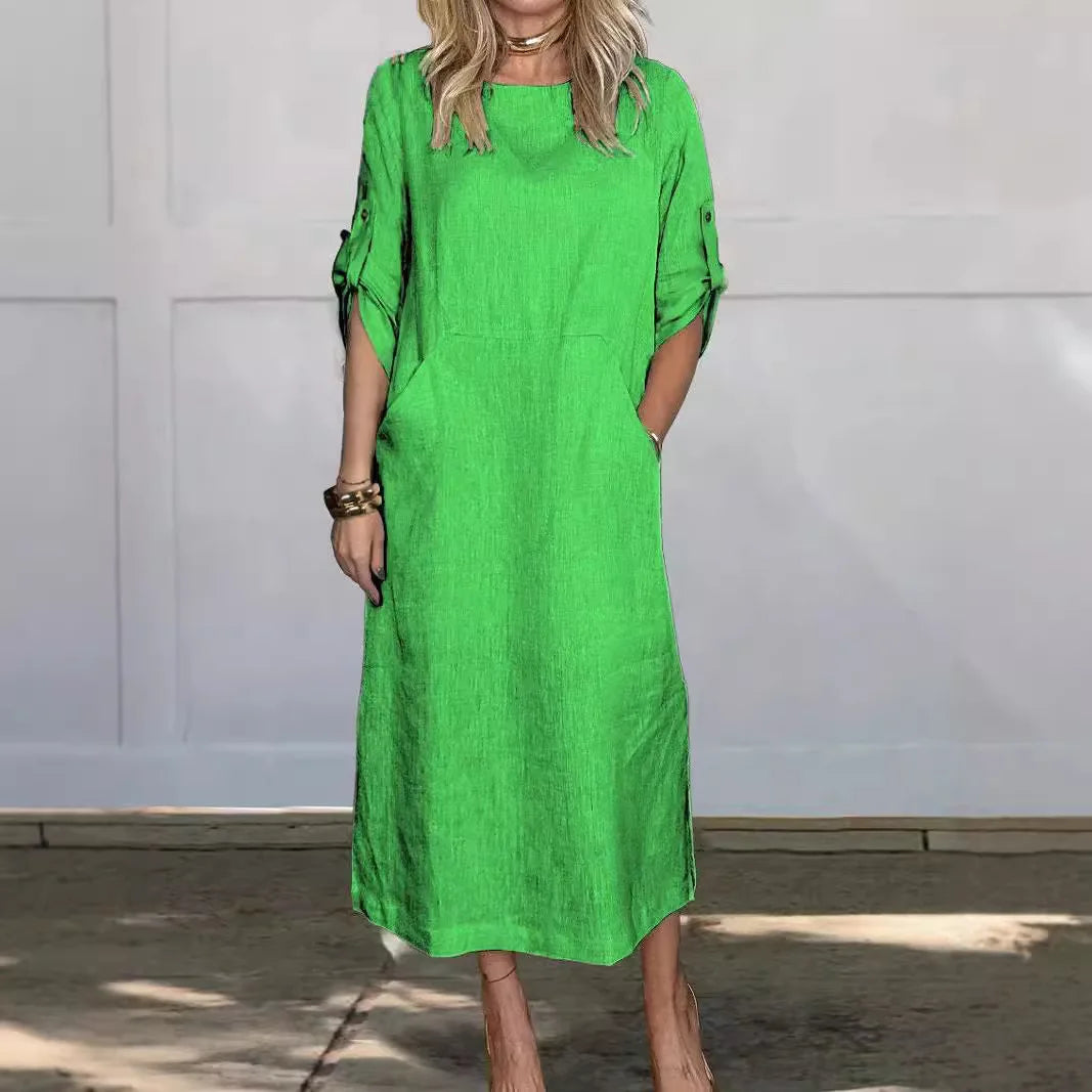 Nifaomi – Relaxed Pocket Midi Dress