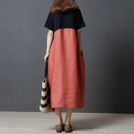 Denaya - Art-Inspired Midi Dress