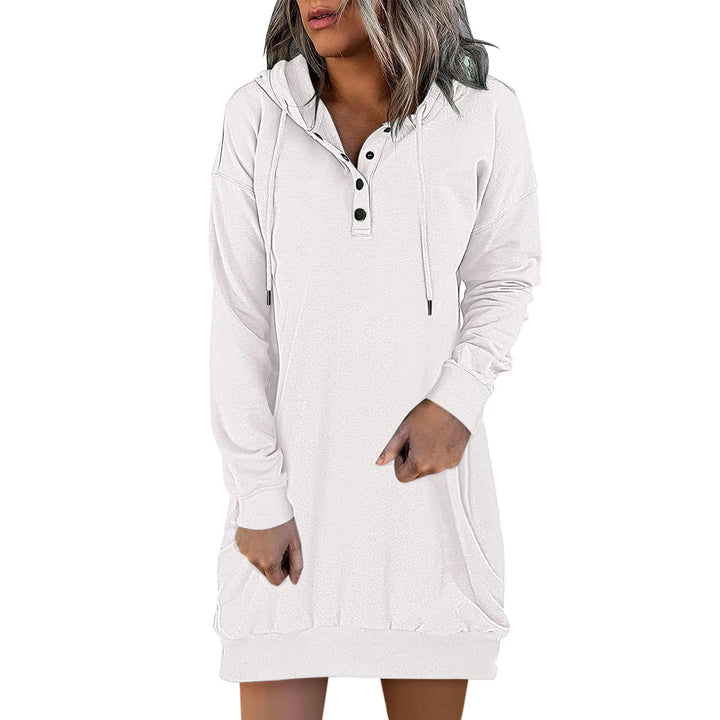 Christine - Casual Hoodie Tunic Dress
