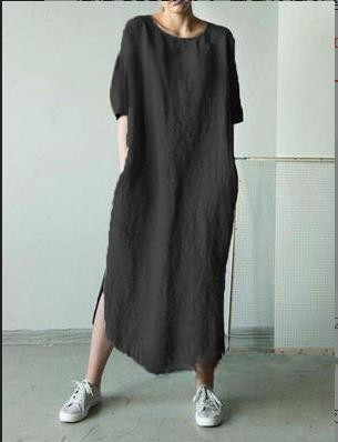 Lovely – Soft Flow Side-Slit Dress