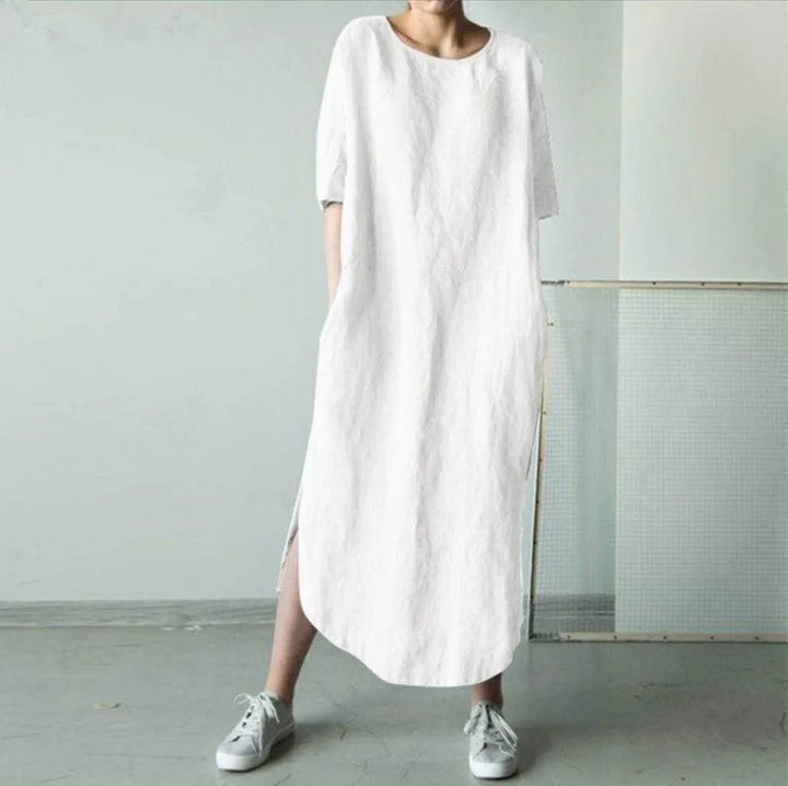 Lovely – Soft Flow Side-Slit Dress