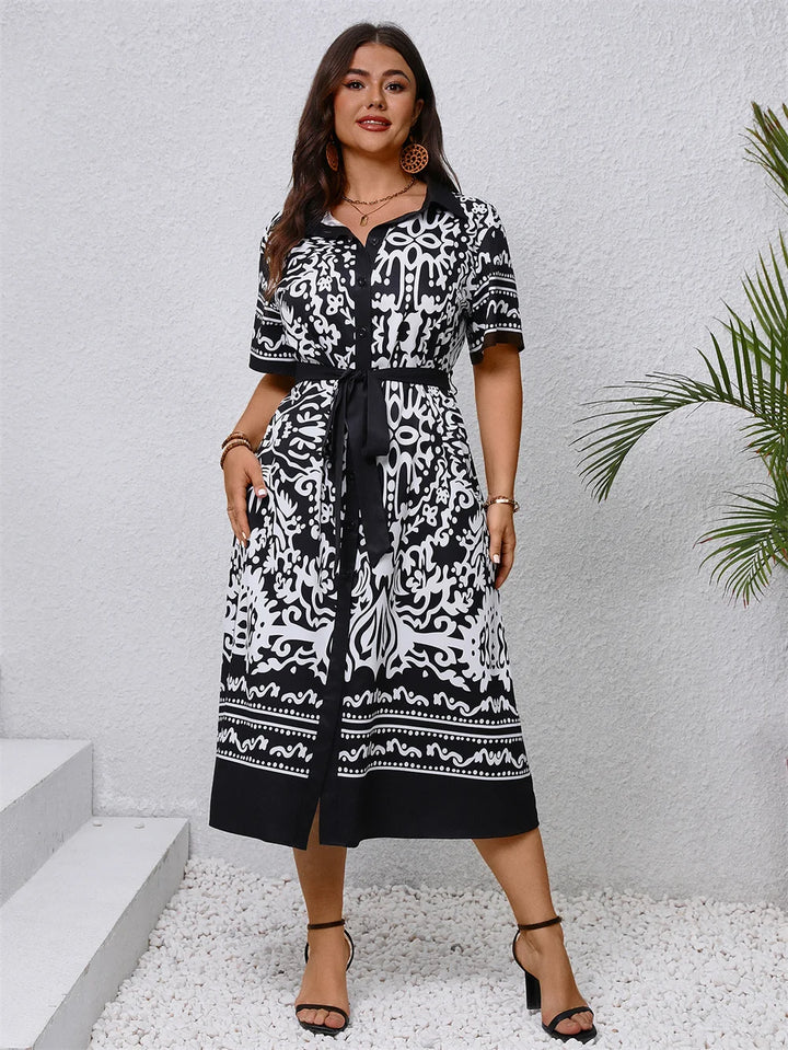 Layla - Boho Luxe Belted Dress