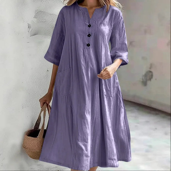 Mika - Relaxed Pocket Shirt Dress