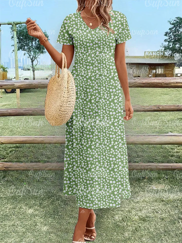 Fiona - Floral Relaxed Maxi Dress