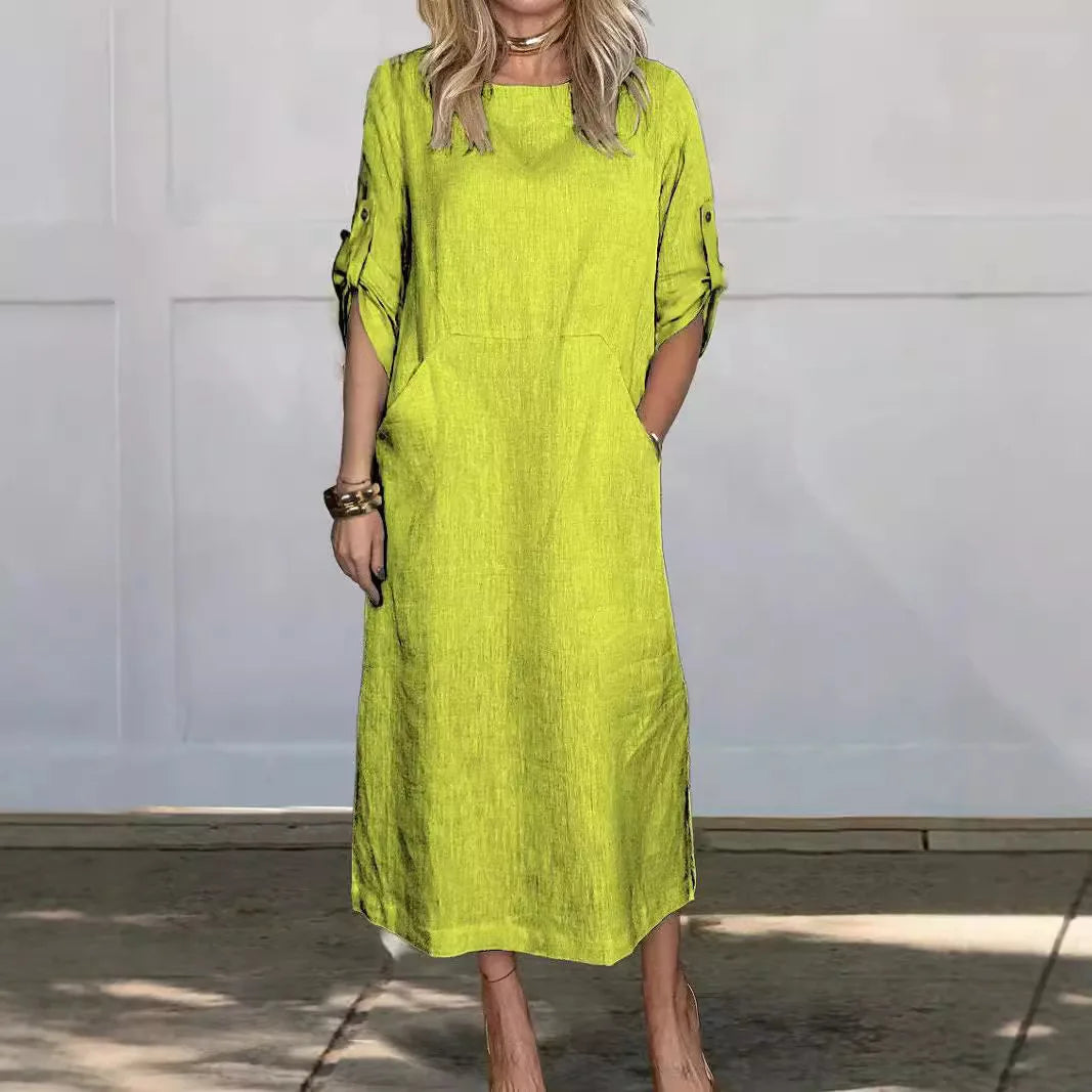Nifaomi – Relaxed Pocket Midi Dress