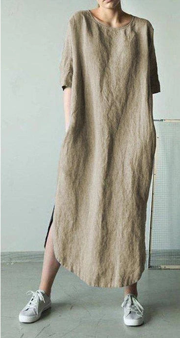 Lovely – Soft Flow Side-Slit Dress