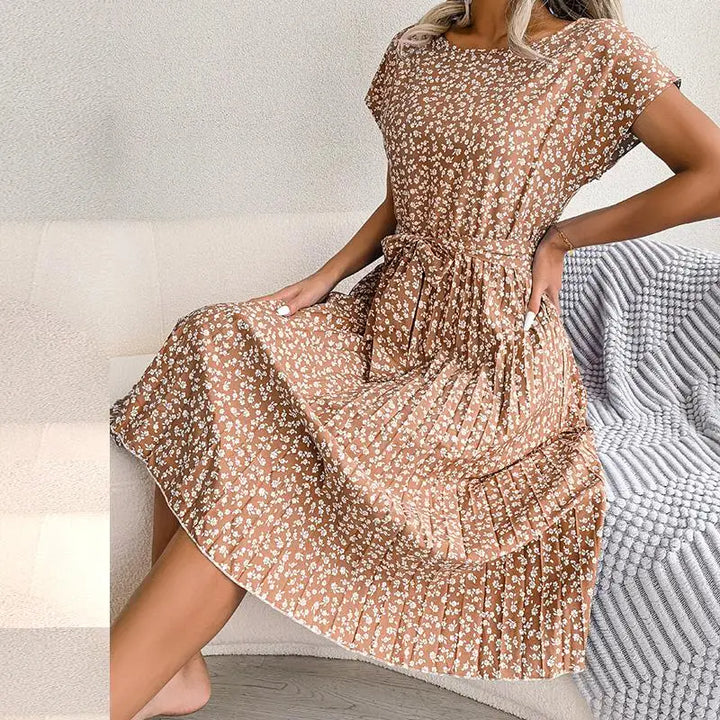 Kaly Grace - Pleated Midi Dress