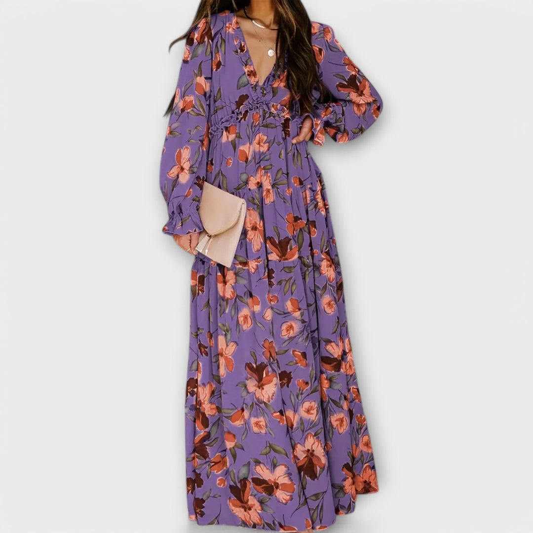 Rosalie – Long Floral Maxi Dress