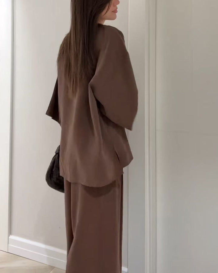 Inès - Relaxed Wide-Leg Co-ord Set