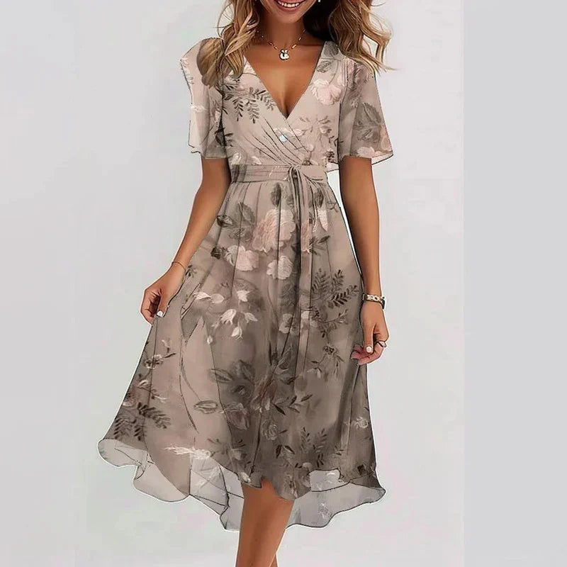 Vivienne – Floral Midi Dress