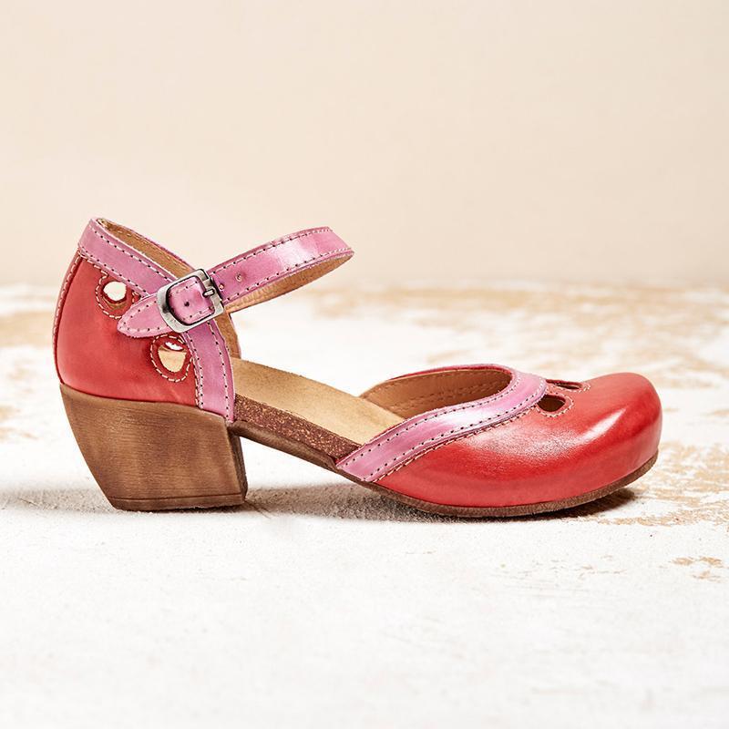 Daisy-Retro Charm Mary Jane Heels