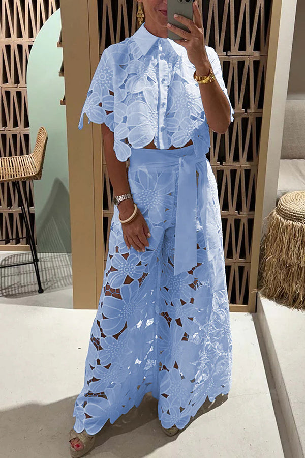 Clara – Embroidered Luxe Set