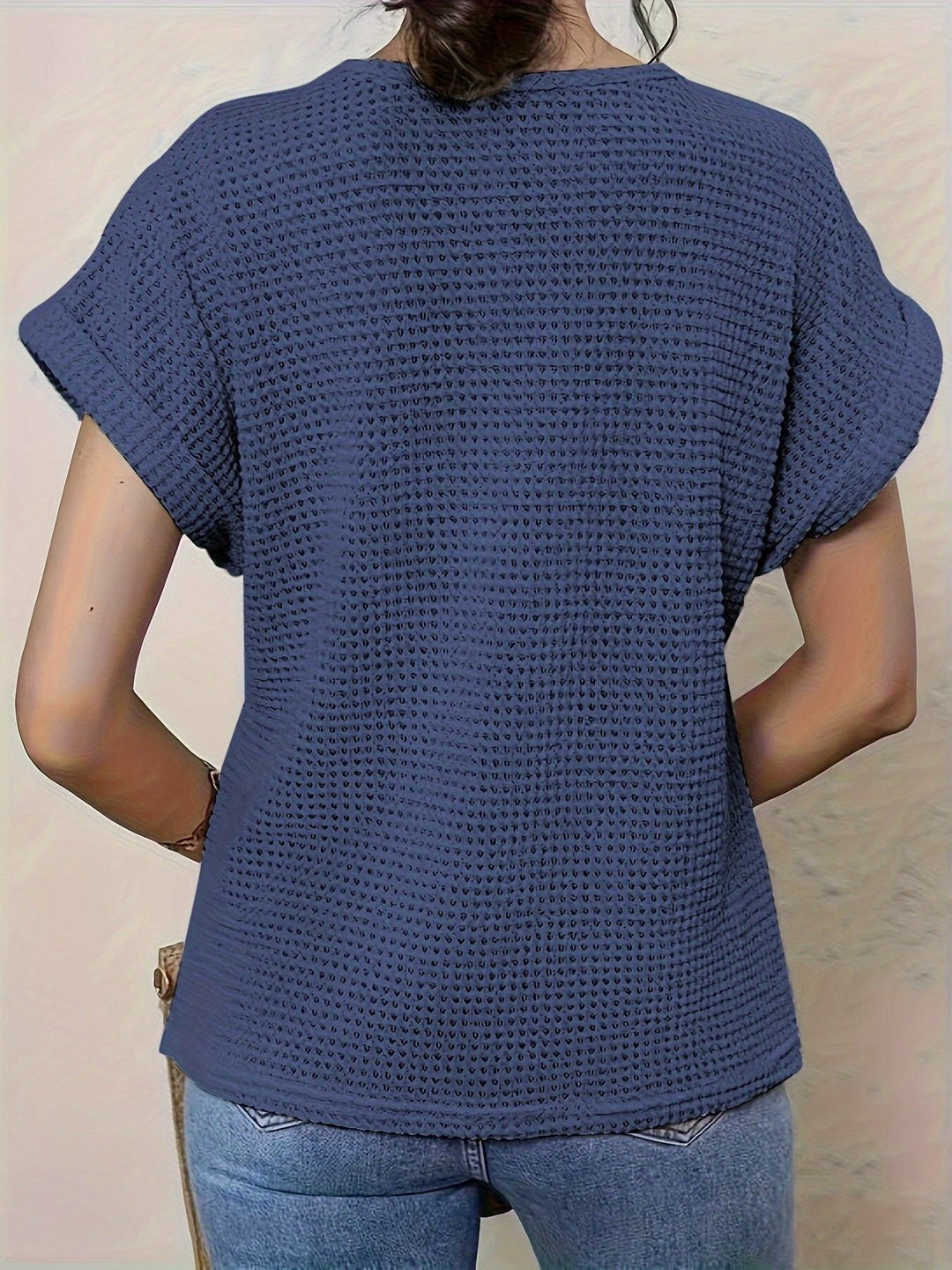 Maya - Boho Knit Lace Tee
