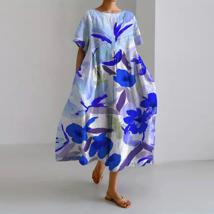Sienna-Bloom Oversized Floral Dress