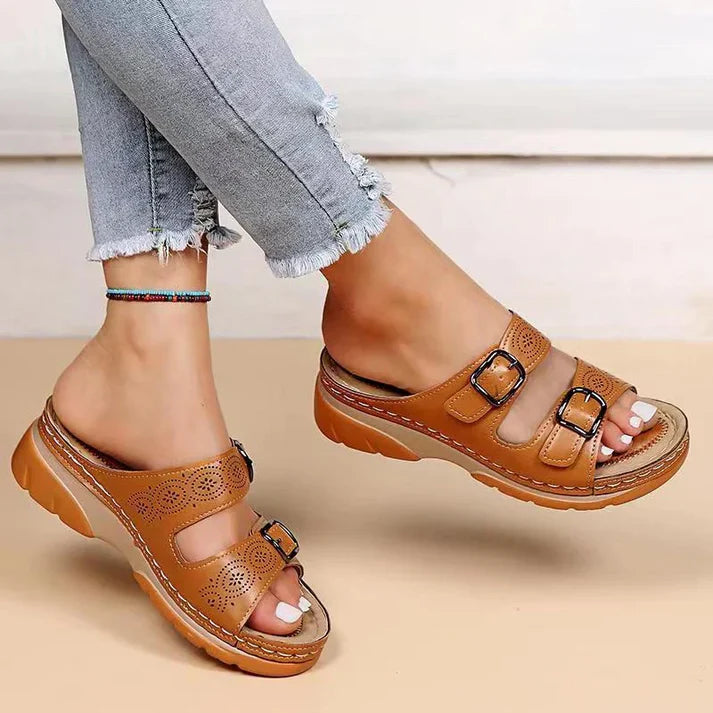 SoleEase-Orthopaedic Buckle Sandals