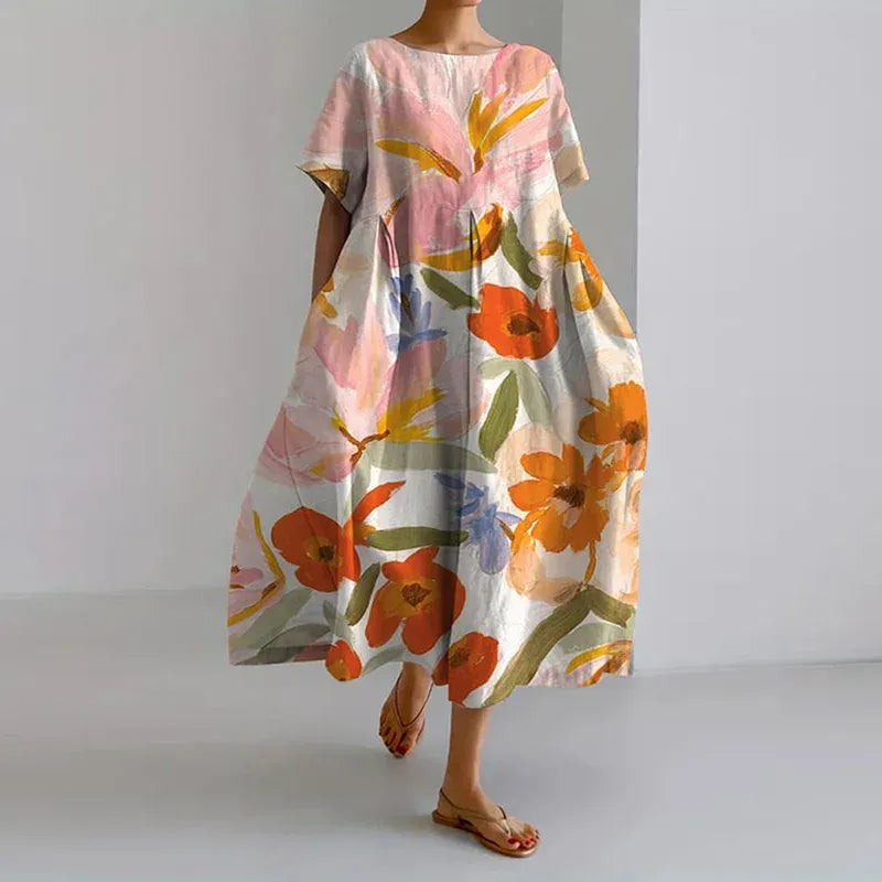 Isabelle – Breezy Print Comfort Dress
