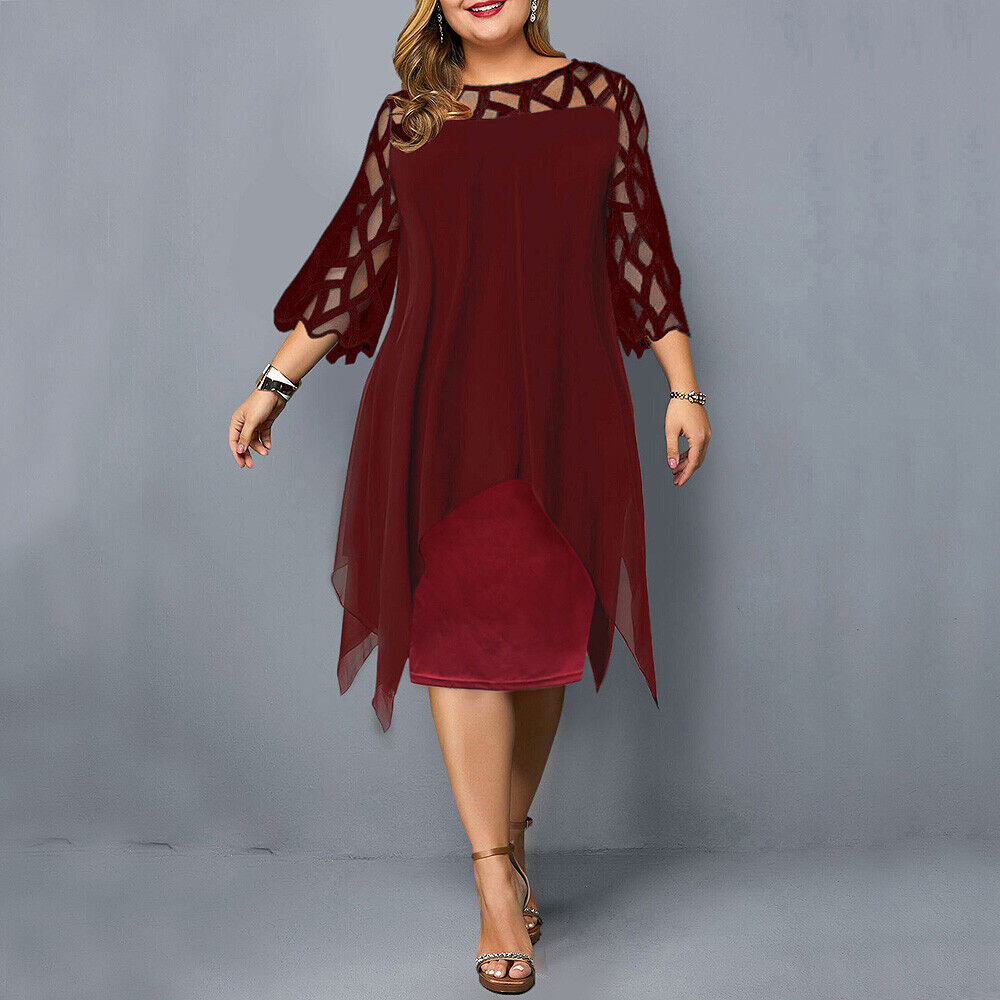 Sophia – Elegant Layered Midi Dress