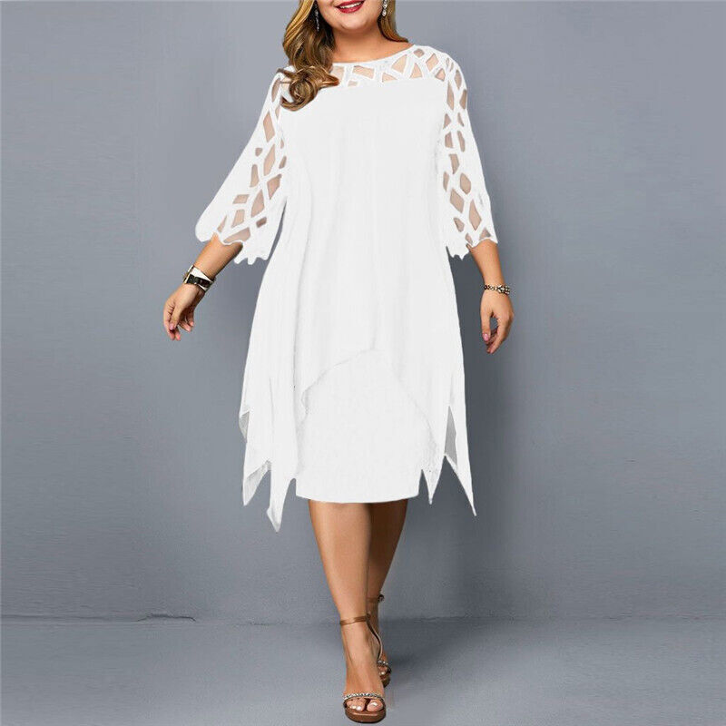 Sophia – Elegant Layered Midi Dress