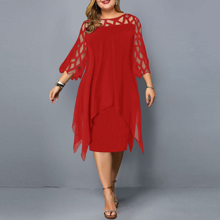 Sophia – Elegant Layered Midi Dress
