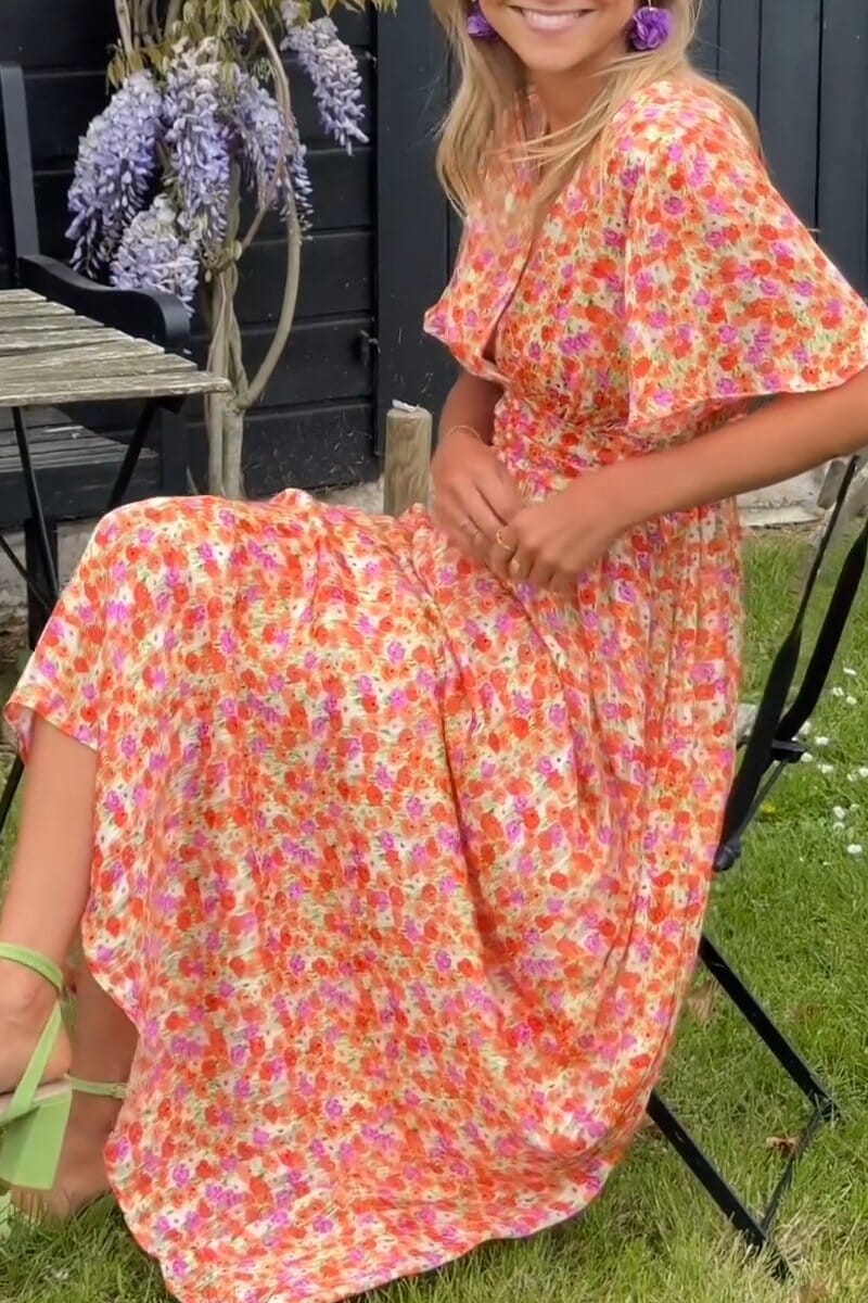 Sandra – Elegante Maxi Jurk
